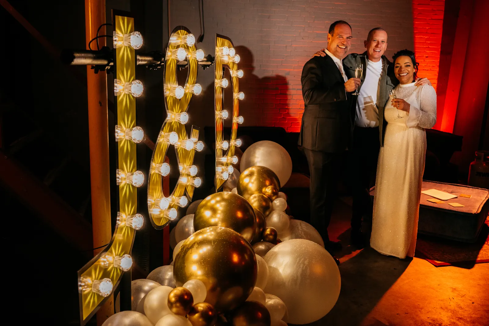 Gouden details op de trouwdag